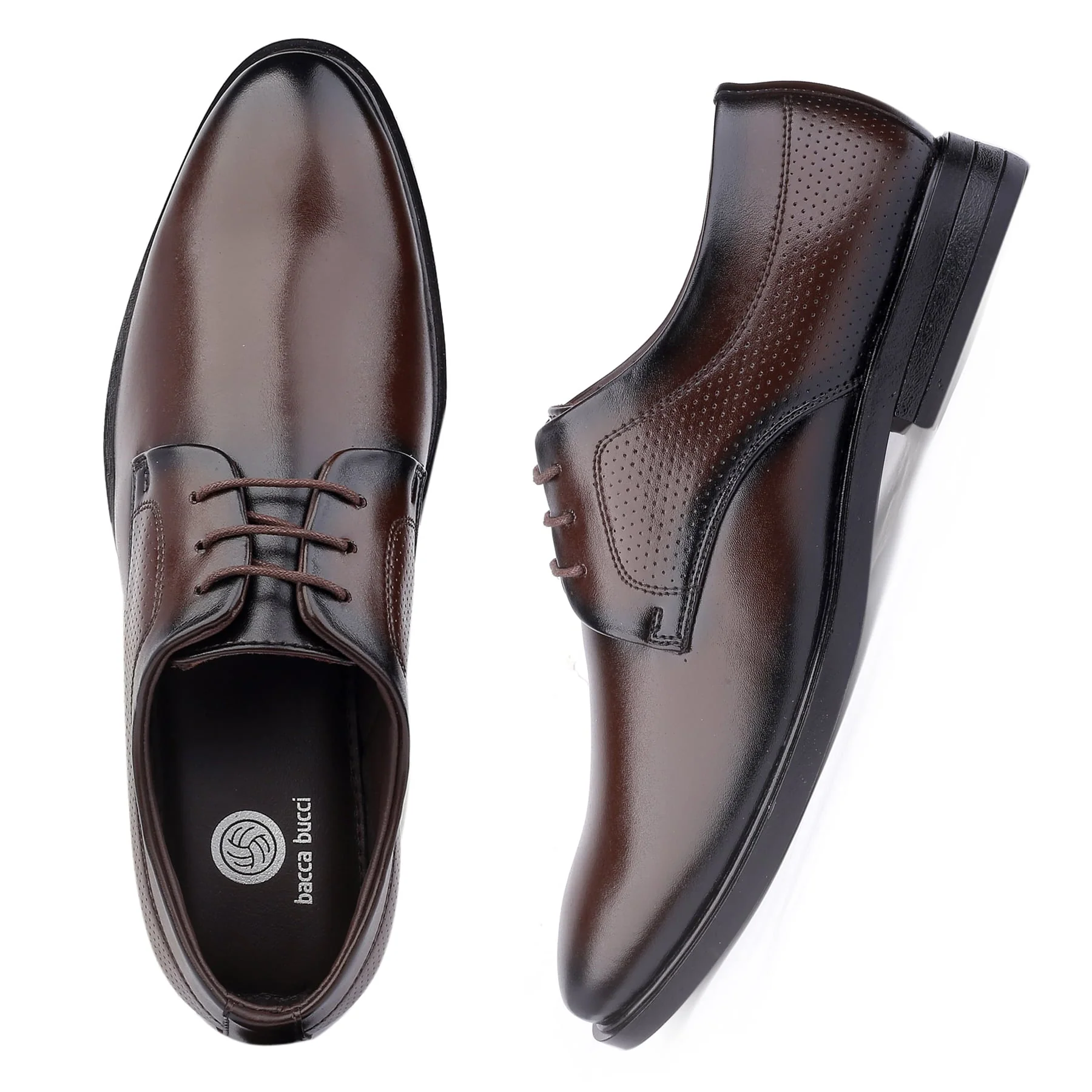 Bacca Bucci VANCOUVER Formal Shoes with Superior Comfort |  All Day Wear Office Or Party Lace-up Shoes - Image 14