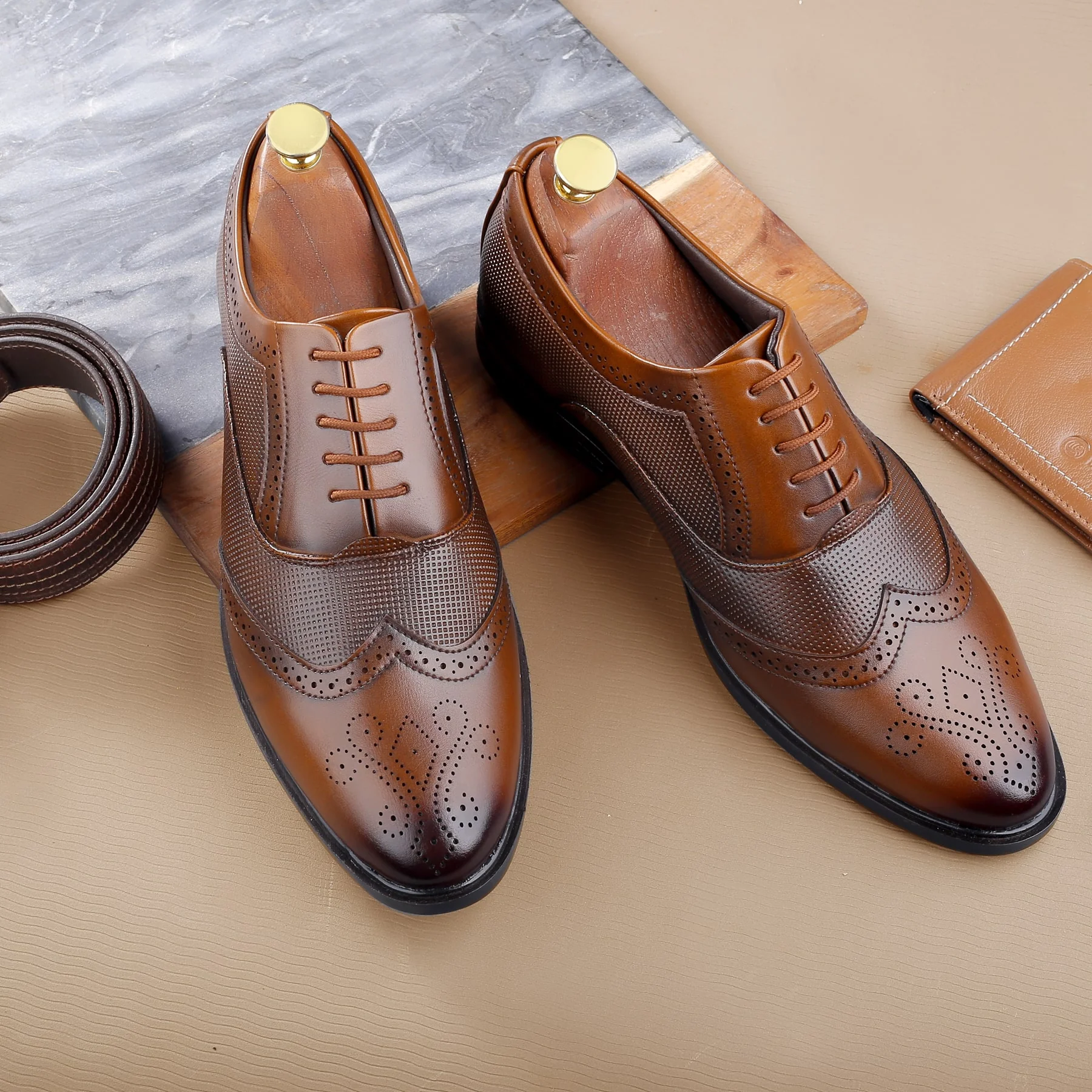 Bacca Bucci VICTORIA Formal Shoes with Superior Comfort | All Day Wear Office Or Party Lace-up Shoes - Image 8
