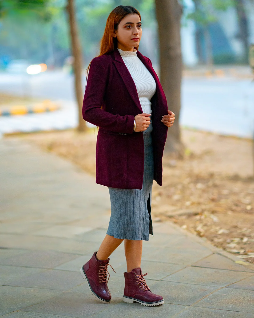 Bacca Bucci WOMEN Genuine-Leather High-Ankle Chukka Boots | Model Name: VIENNA - Image 16