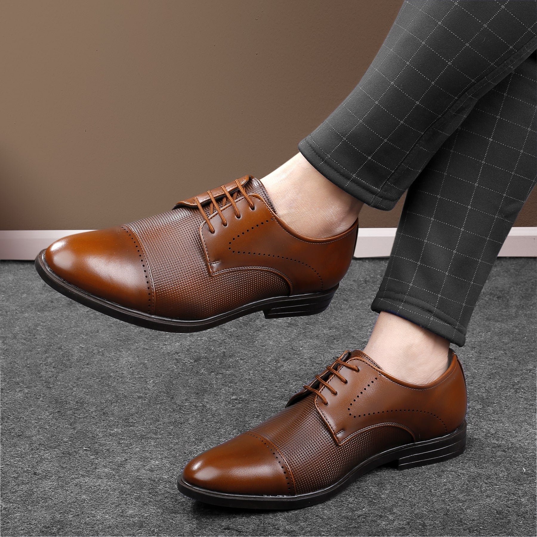 Bacca Bucci WINDSOR Formal Shoes with Superior Comfort | All Day Wear Office Or Party Lace-up Shoes - Image 3