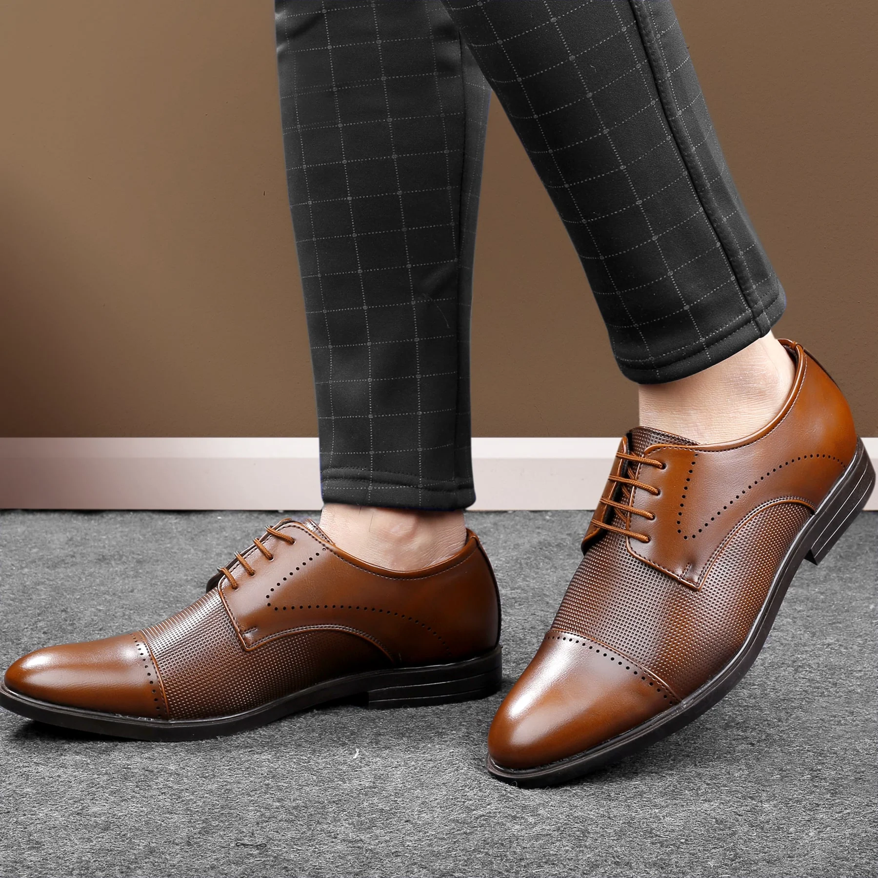 Bacca Bucci WINDSOR Formal Shoes with Superior Comfort | All Day Wear Office Or Party Lace-up Shoes - Image 10