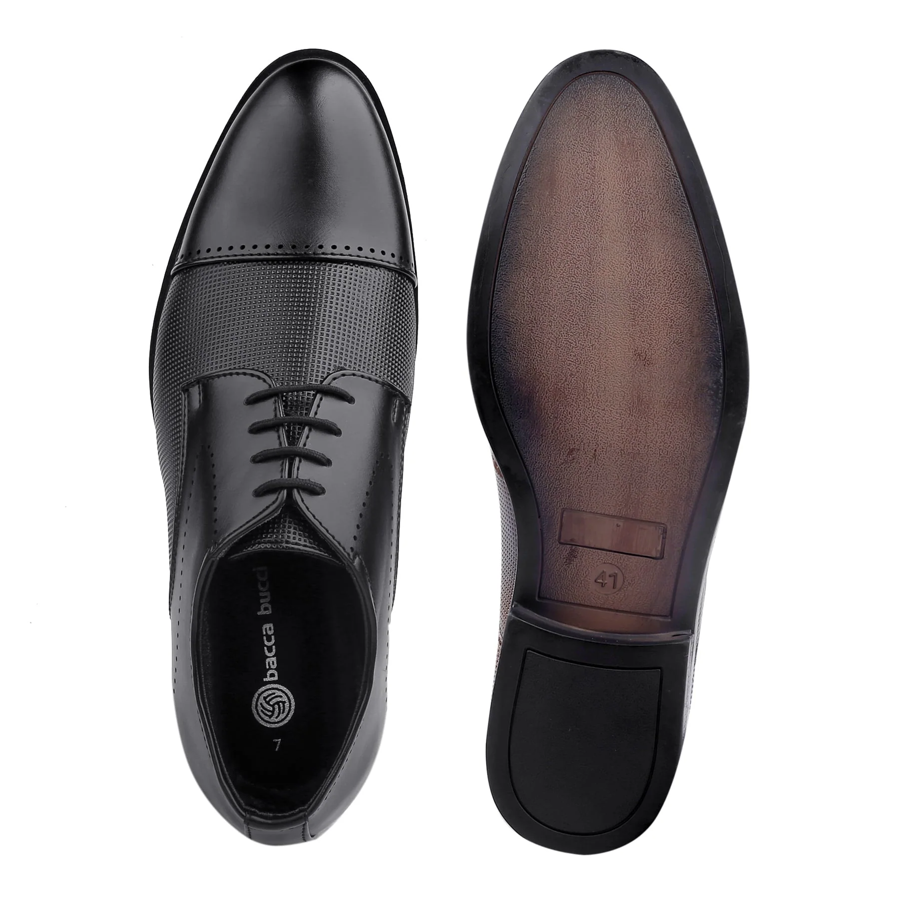 Bacca Bucci WINDSOR Formal Shoes with Superior Comfort | All Day Wear Office Or Party Lace-up Shoes - Image 7