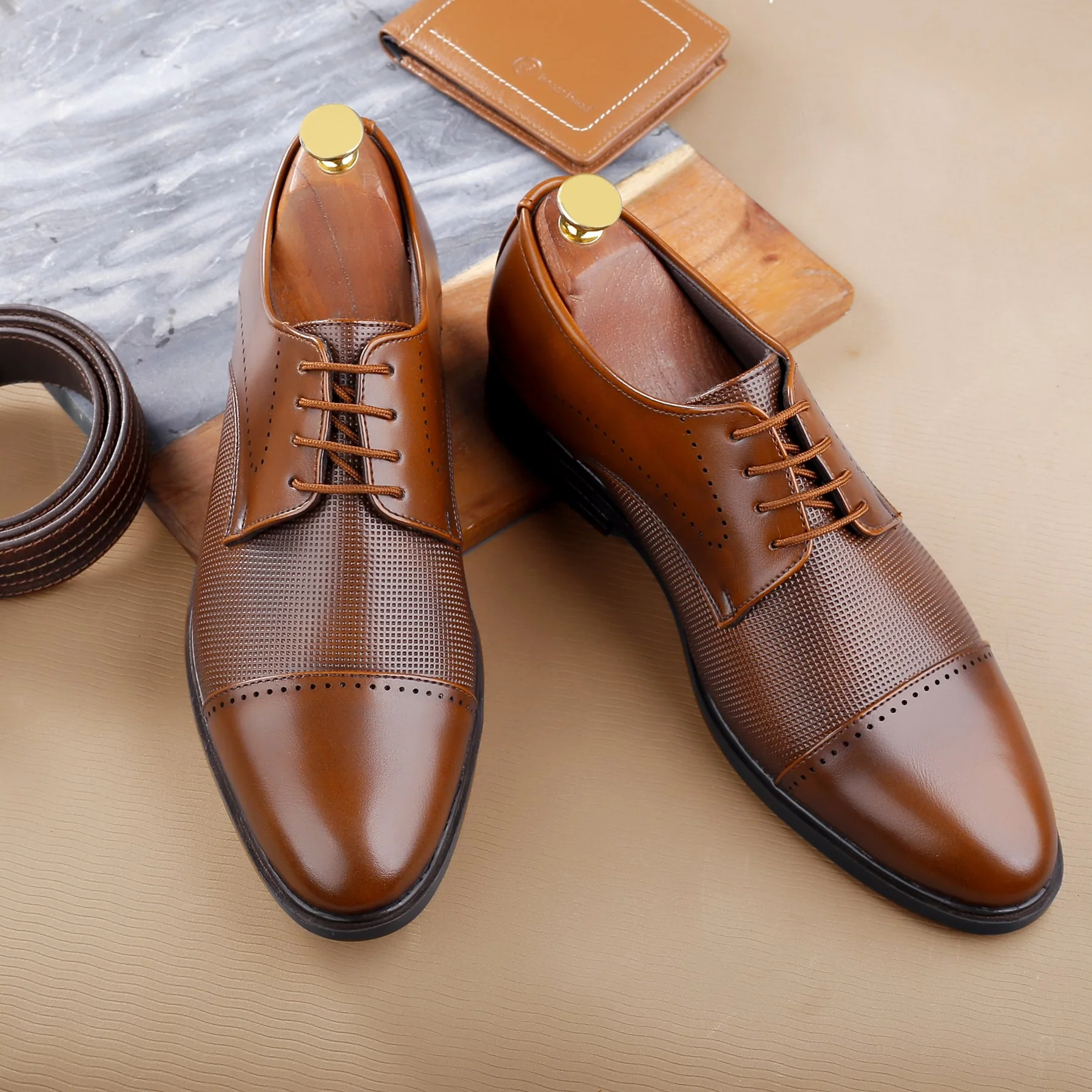 Bacca Bucci WINDSOR Formal Shoes with Superior Comfort | All Day Wear Office Or Party Lace-up Shoes - Image 8