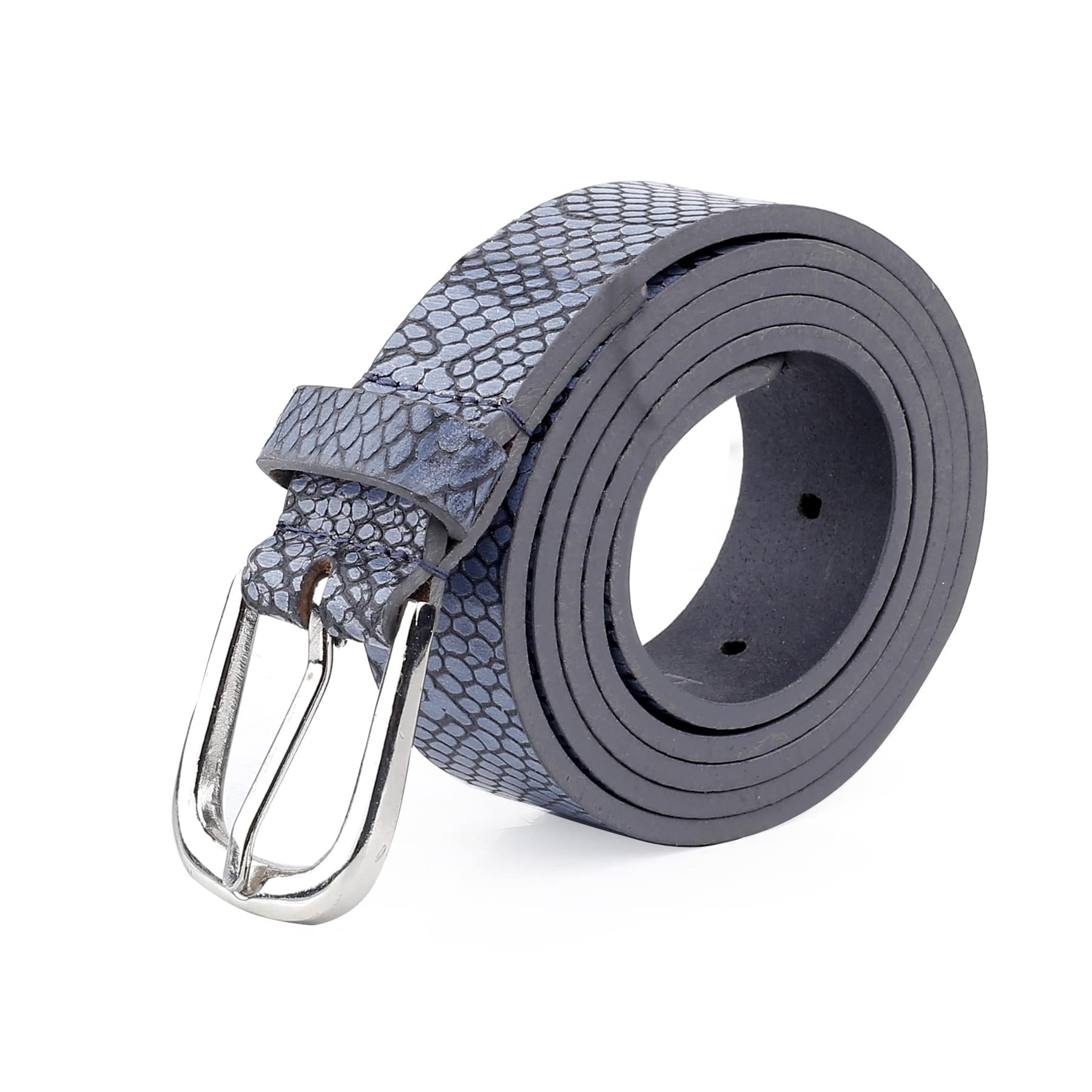 Bacca Bucci Women Genuine Leather Belts with Imported Nickle Free Buckle | Width : 28 MM | Two tone Finish Belt - Image 17