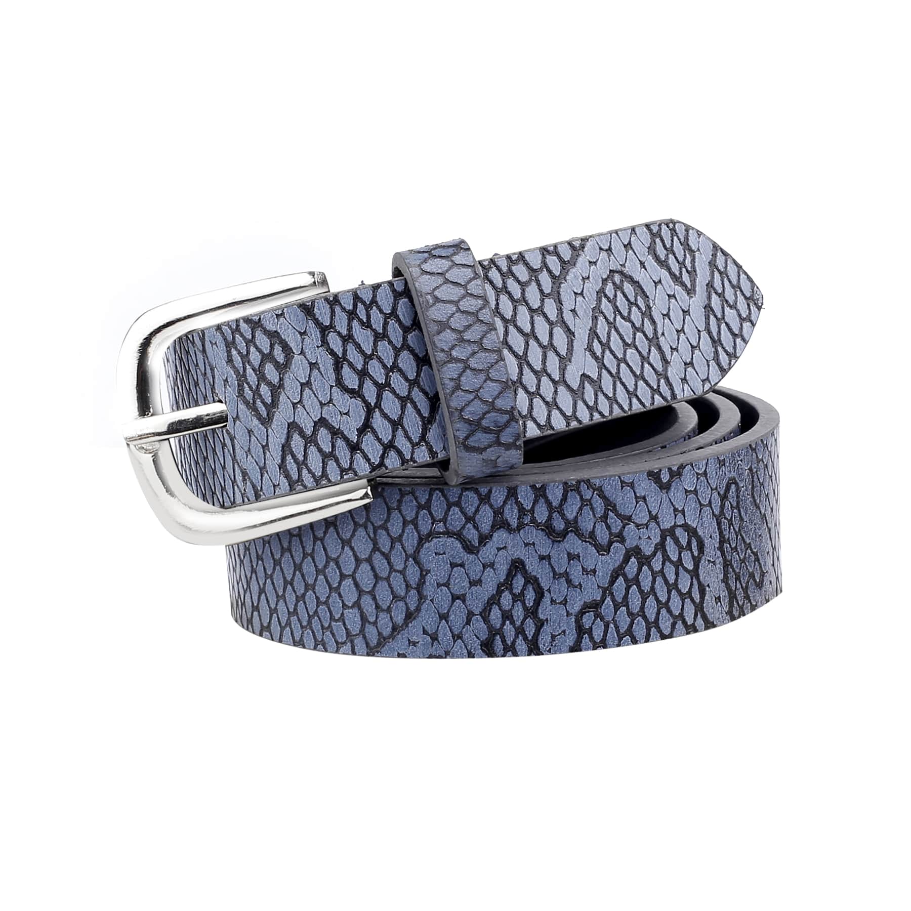 Bacca Bucci Women Genuine Leather Belts with Imported Nickle Free Buckle | Width : 28 MM | Two tone Finish Belt - Image 22