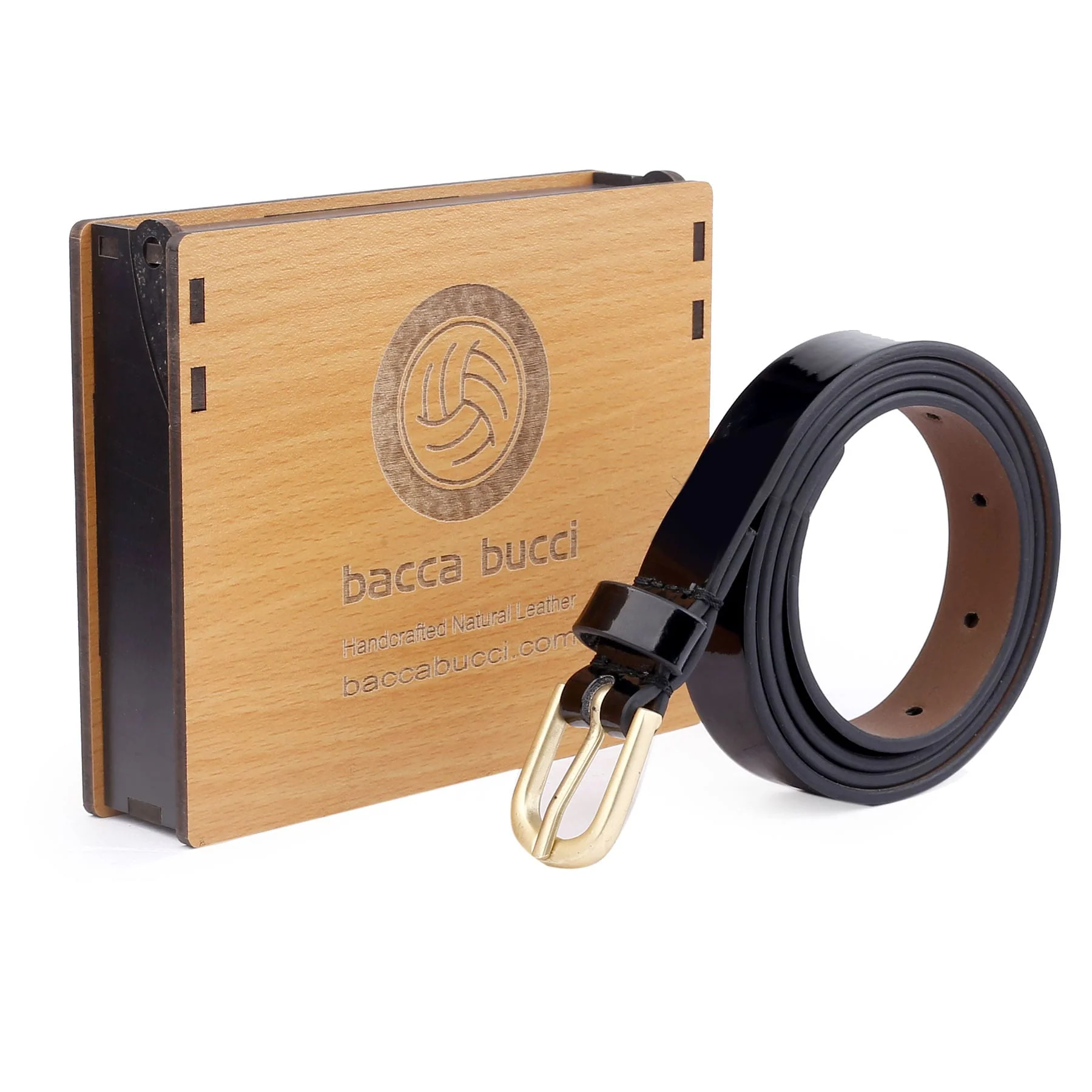 Bacca Bucci Women Leather Belts with Imported Nickle Free Buckle | Width : 20 MM | Solid Color Luster Finish Belt - Image 6