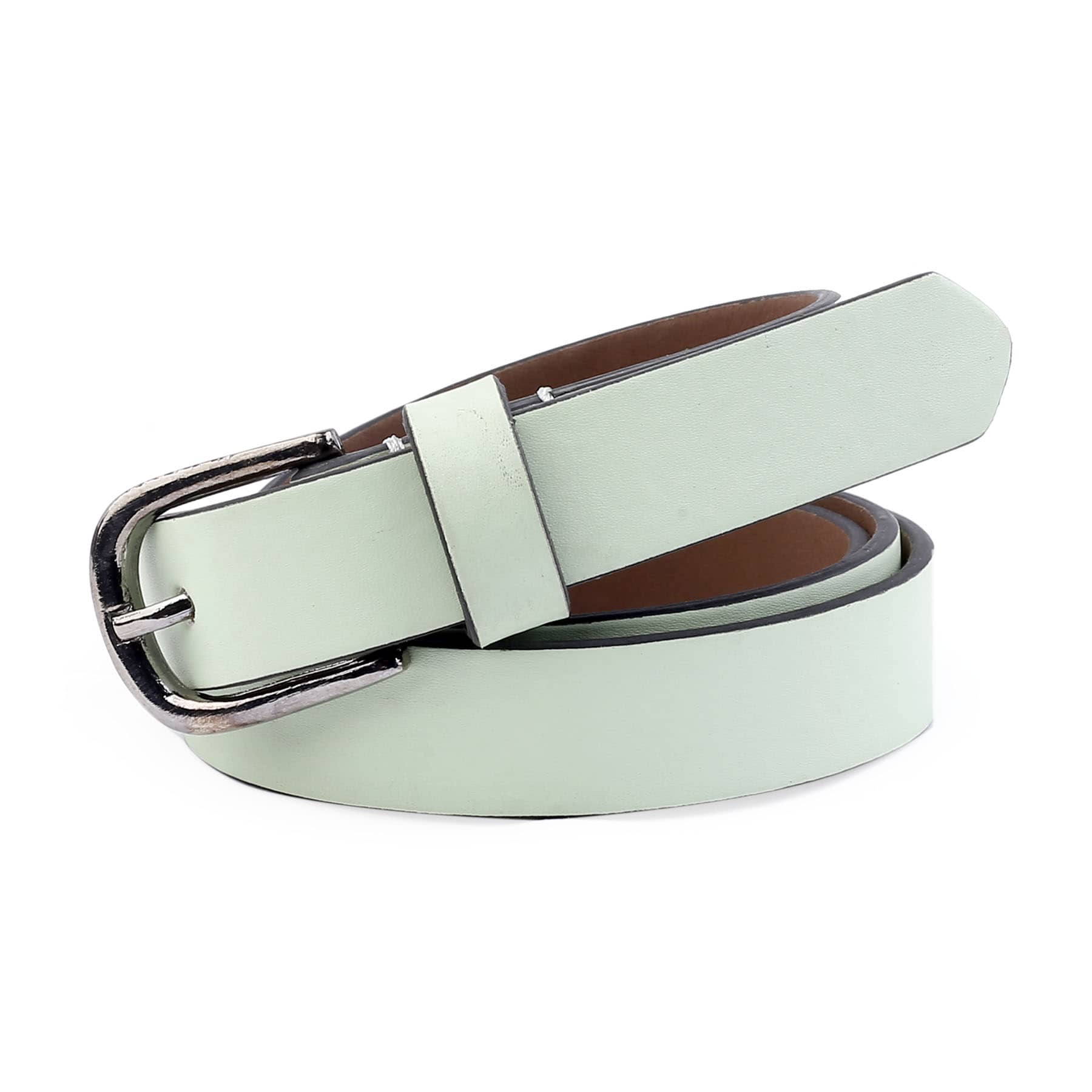 Bacca Bucci Women Leather Belts with Imported Nickle Free Buckle | Width : 20 MM | Solid Color Luster Finish Belt - Image 7