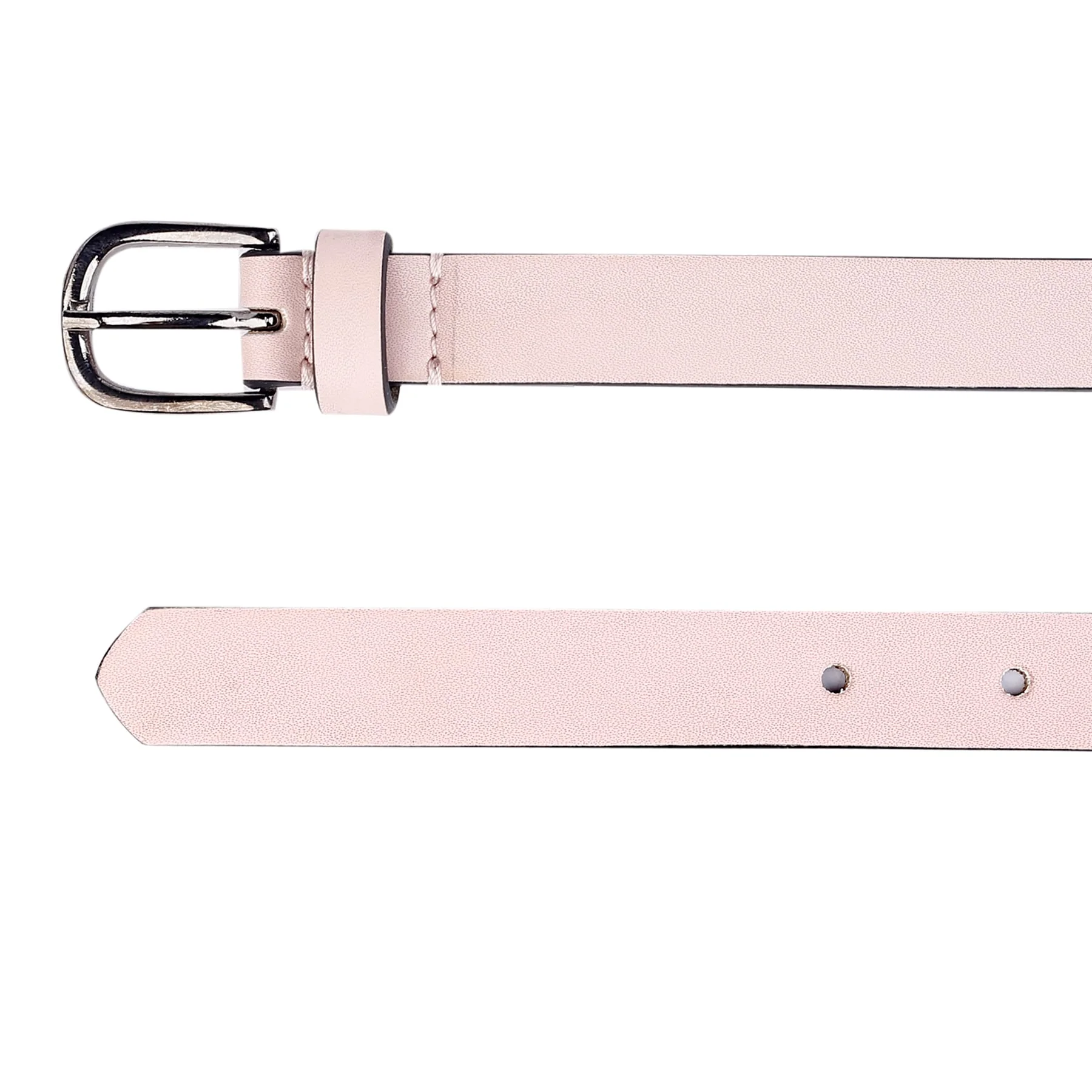 Bacca Bucci Women Leather Belts with Imported Nickle Free Buckle | Width : 20 MM | Solid Color Luster Finish Belt - Image 4