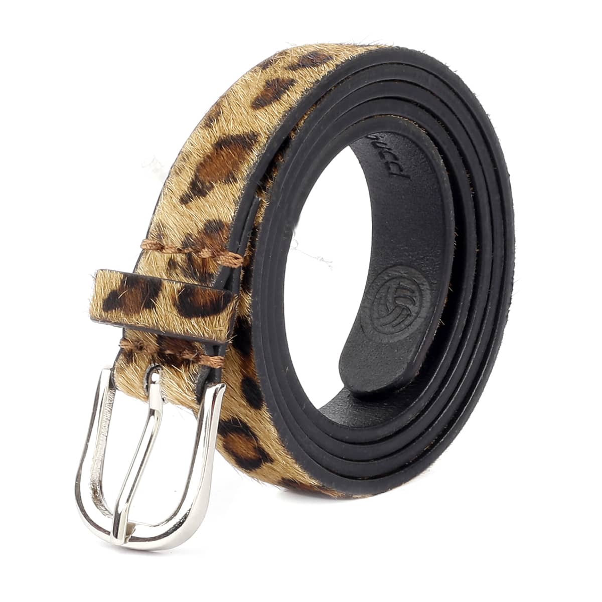 Bacca Bucci Women Leopard Print Belt for Jeans (Genuine Leather) - Image 5