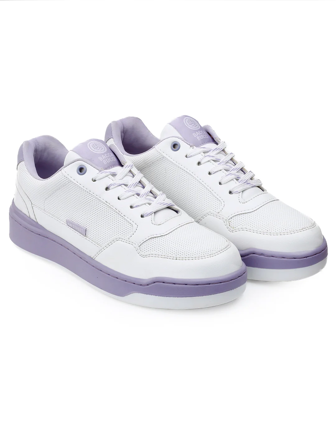 Bacca Bucci Women’s Vibe City Sneakers – Lavender and Blush Pink - Image 8