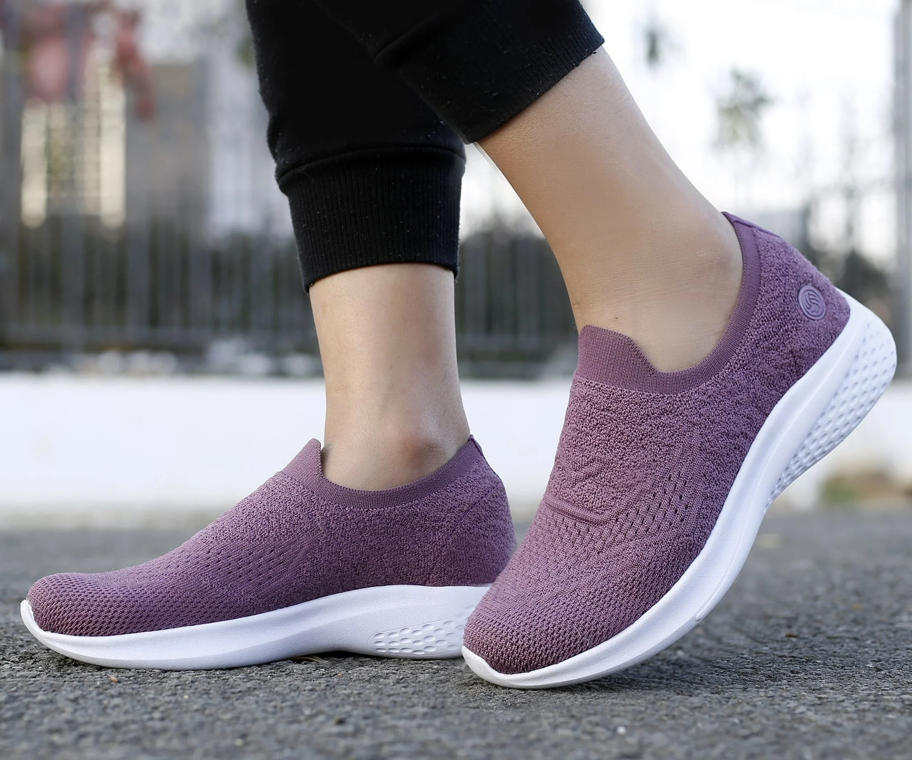 Bacca Bucci Women's WALKER Slip-On Walking Breathable Mesh Sports Shoes Sneakers - Image 3